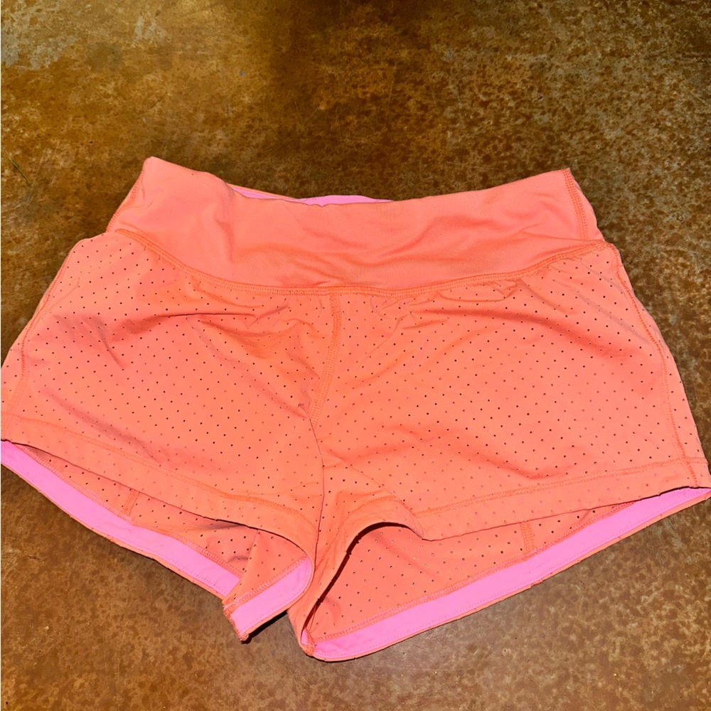 Pink lululemon shorts